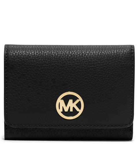 michael kors geldbeutel schwarz gold|Designer Wallets for Women .